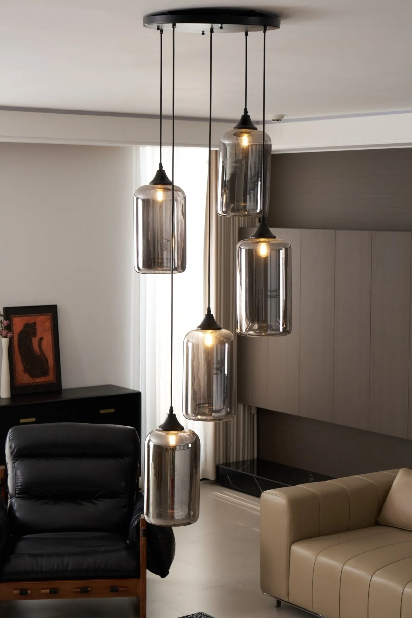 Bottle Pendant Light D363