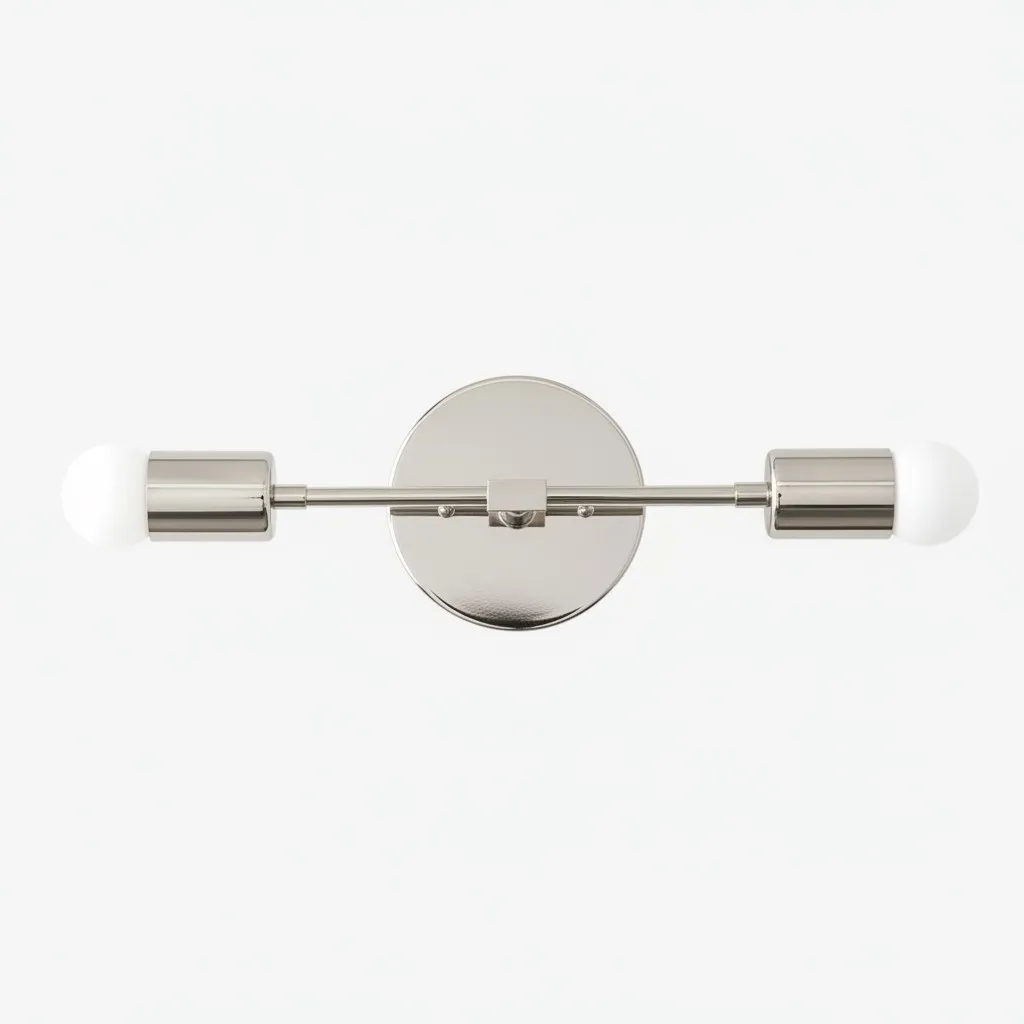 Mobilux Line Minimalist Vanity Light Fixture - Mid Century Bathroom Sconce KL1407