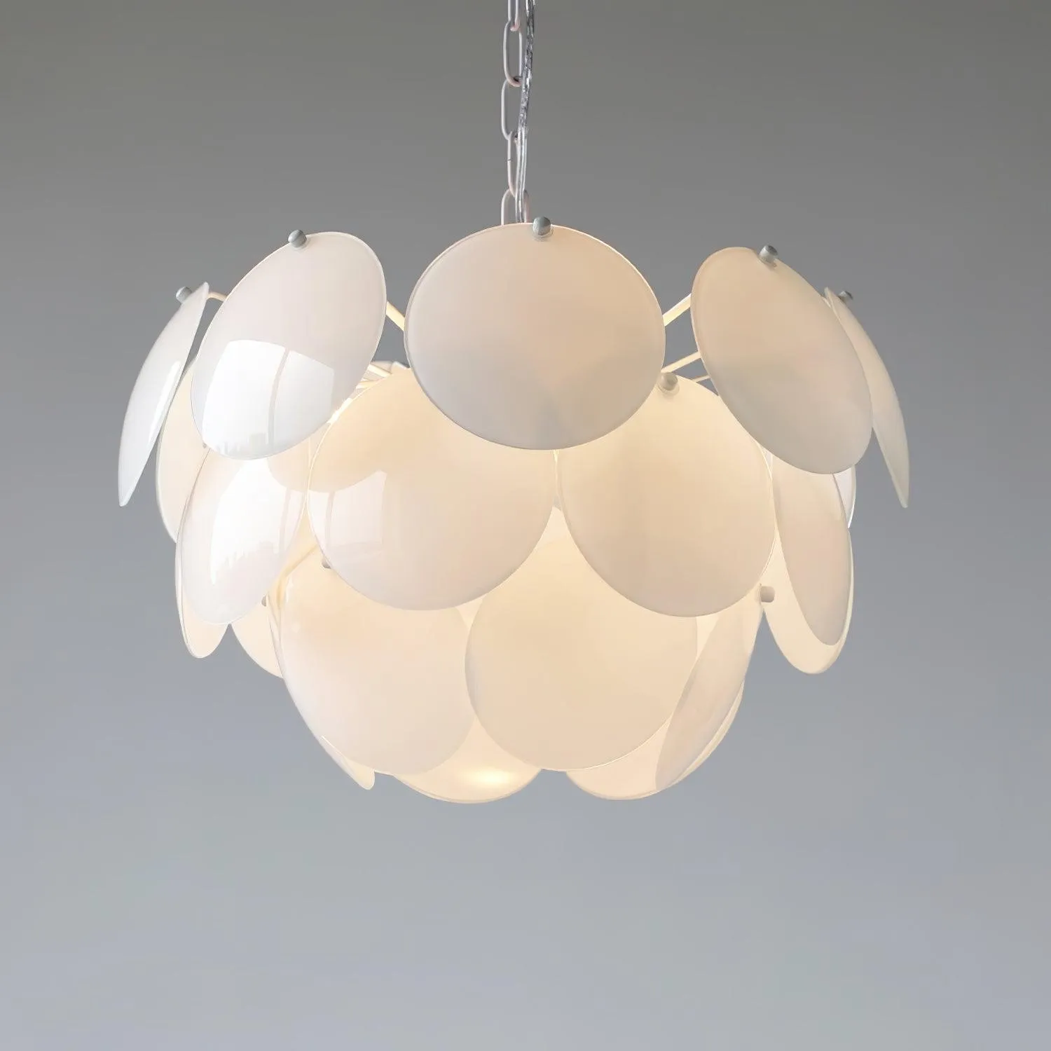 Luxury Fashion Luminous Petal Glass Chandelier KL472