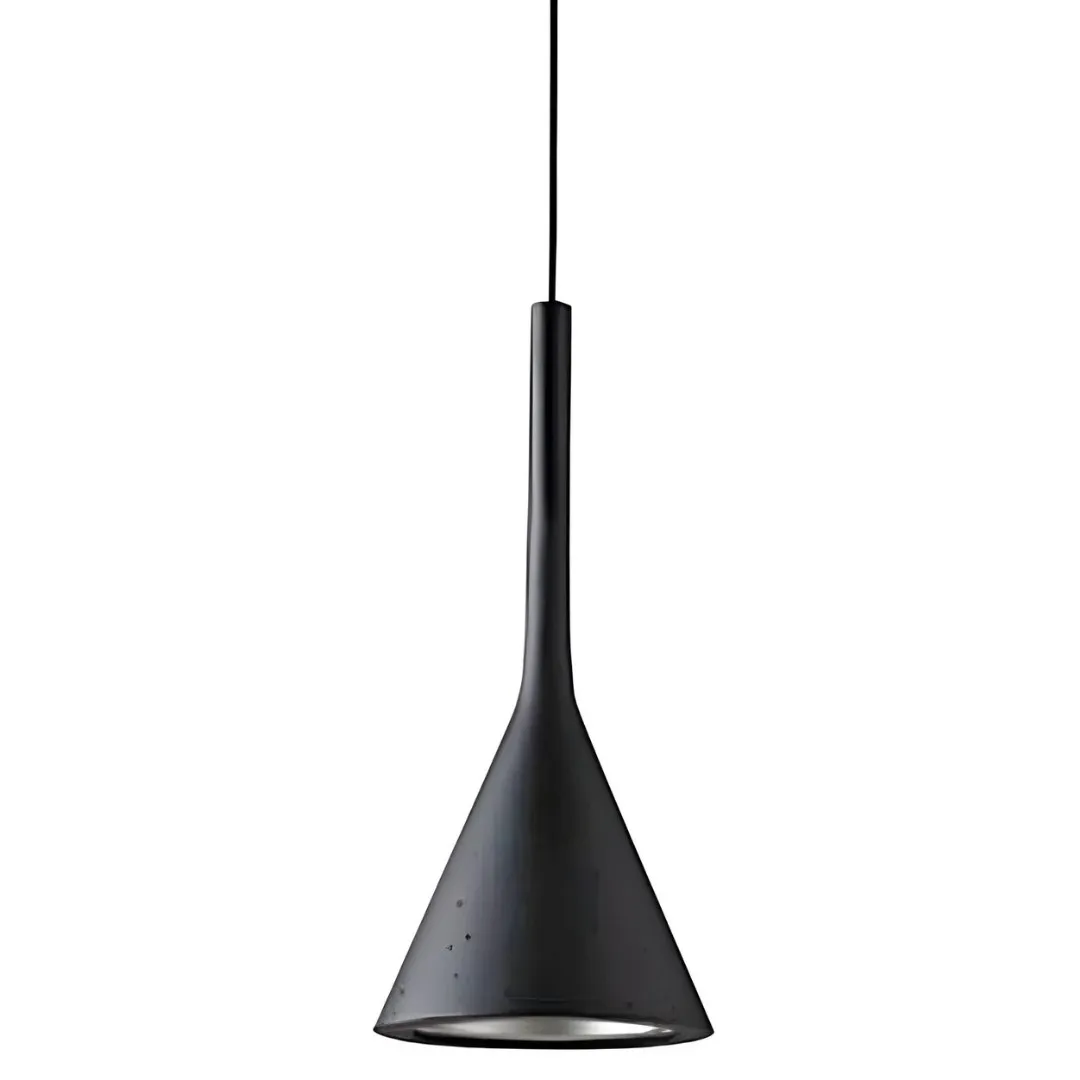 Aplomb Concrete Pendant Lamp - Minimalist Design Lighting for Dining Room and Office