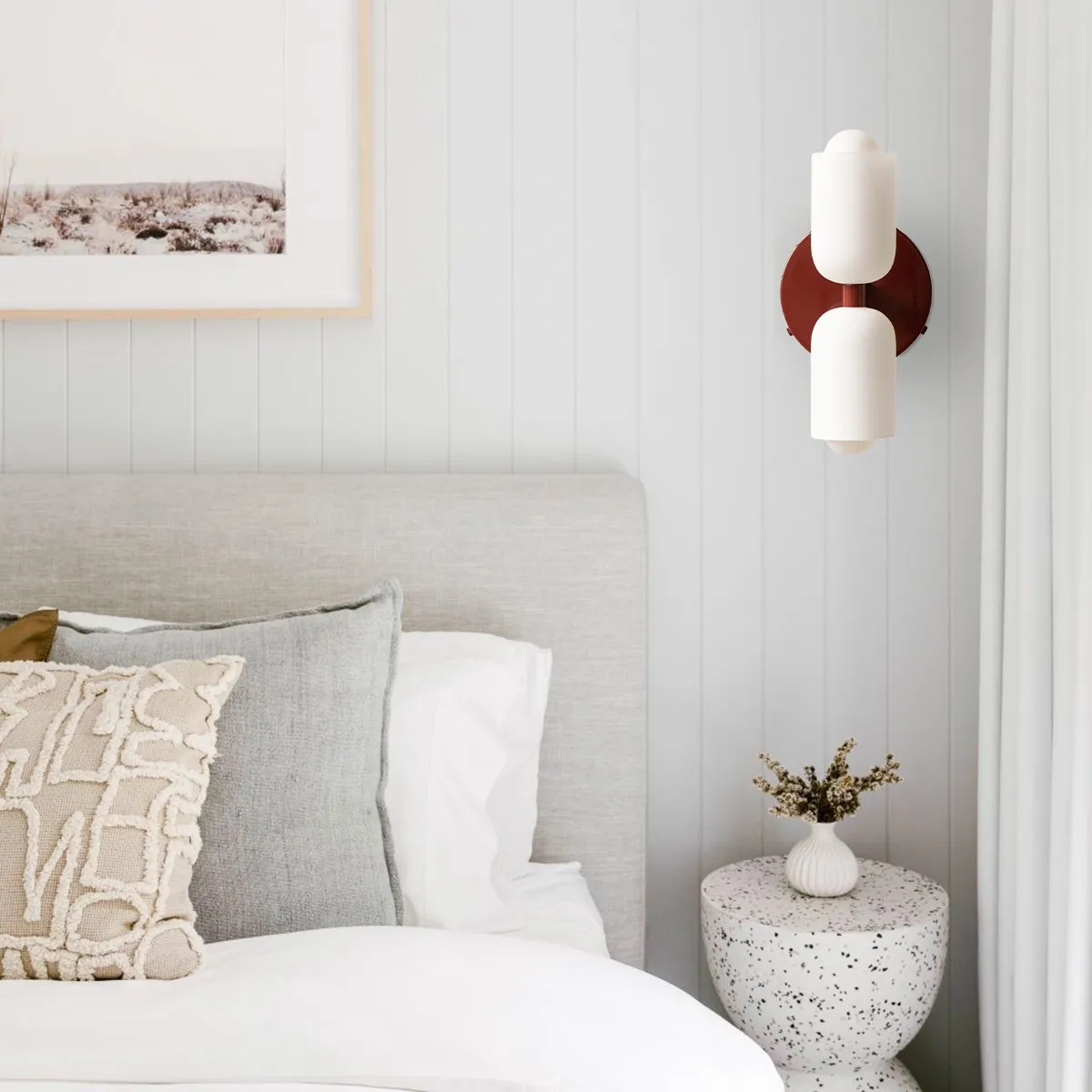 Glass Up Down Wall Sconce
