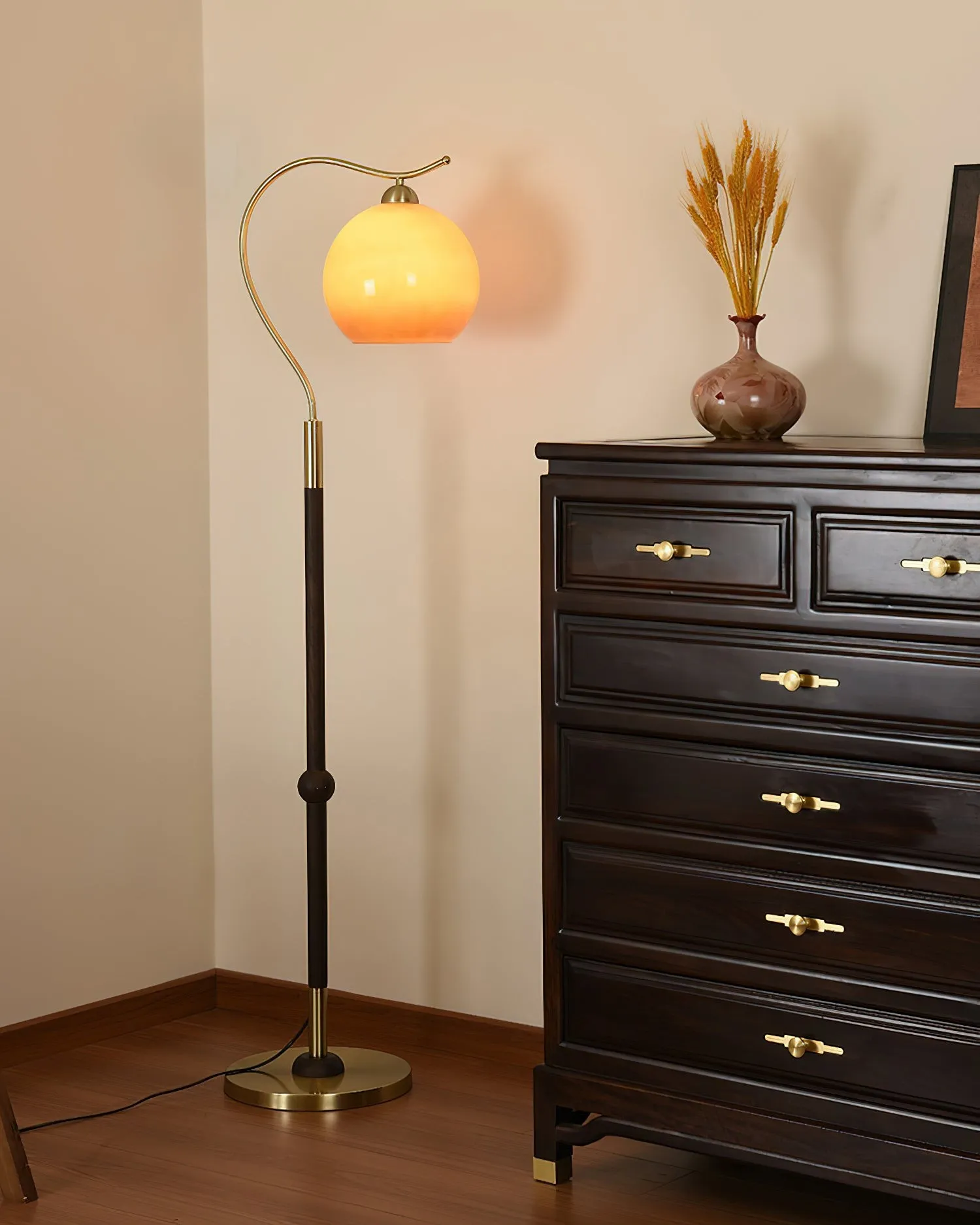 Retro Mushroom Fishing Floor Lamp KL347