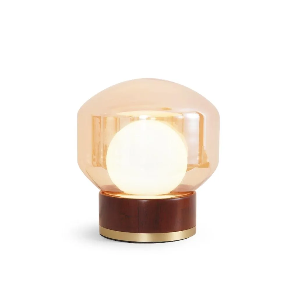 Simple Creative Wood Orb Table Lamp KL615
