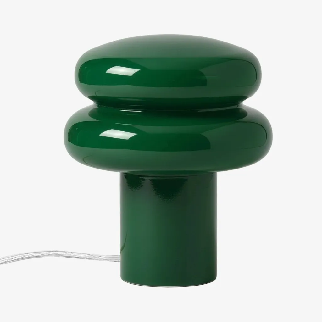 Orra Mushroom Glass Table Lamp - Gentle Colorful Table Light for Relaxing Ambience KL1563