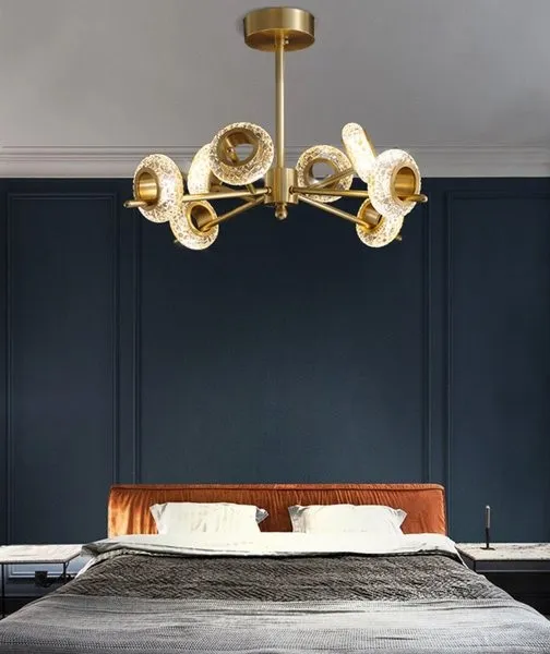 Brass Crystal LED Chandeliers