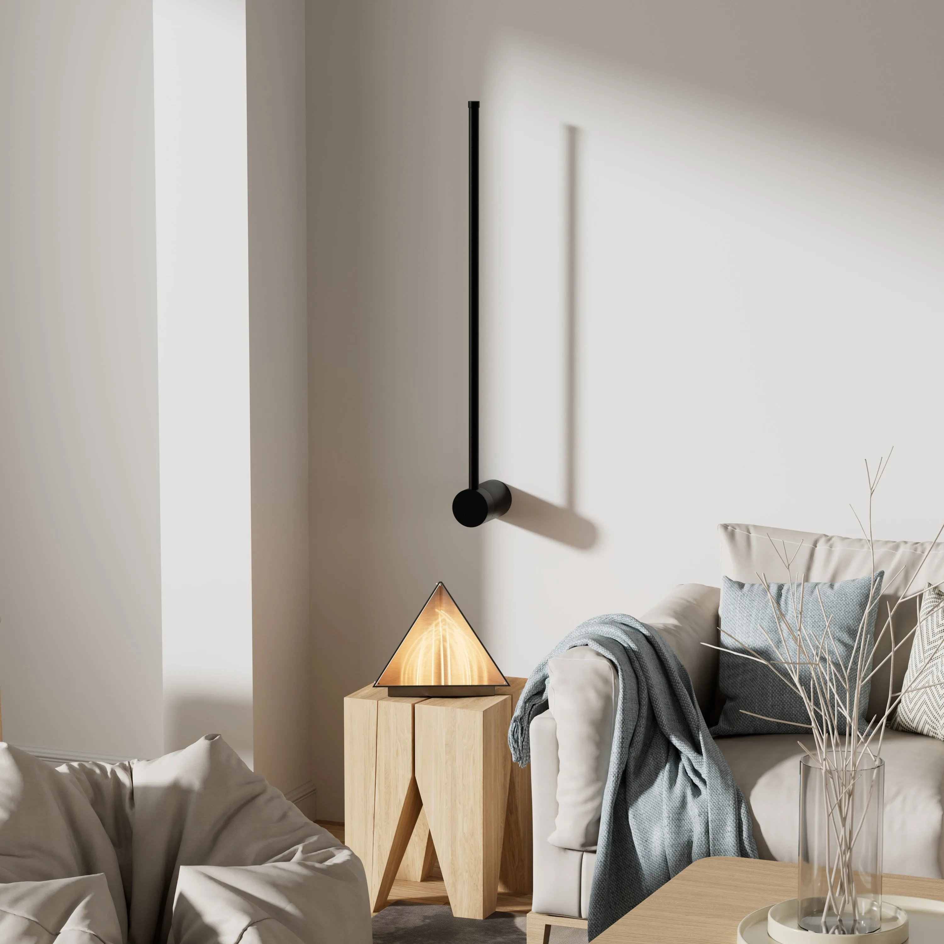 Treacy Minimalist Linear LED Dimmable Wall Light KL23