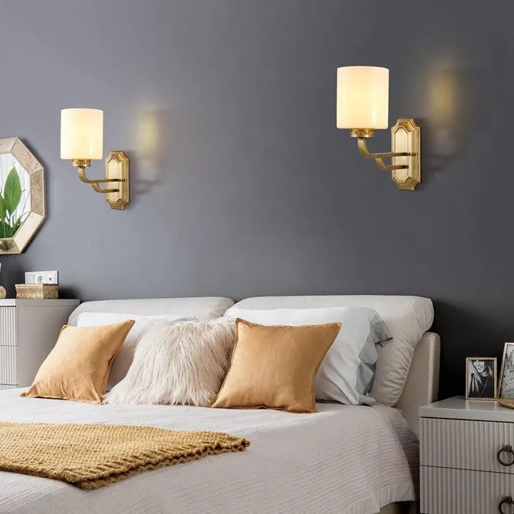 Nordic Copper Retro Wall Lamp KL414