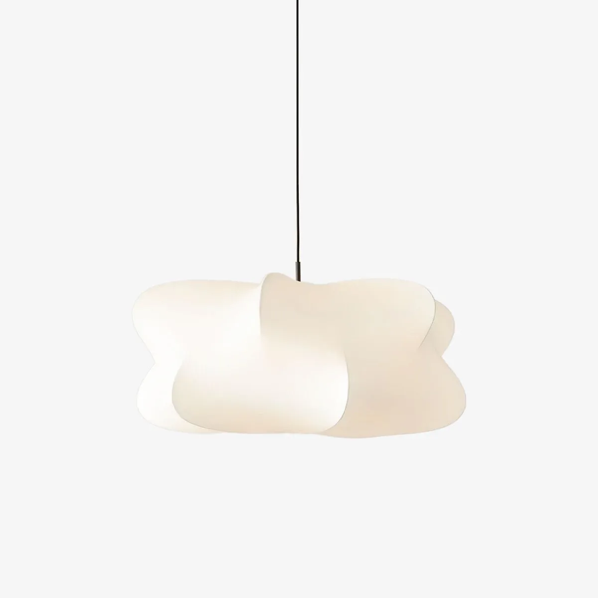 Lunaveo Elegant Silk Pendant Light - Modern Cloud Pendant Light for Living Room KL356