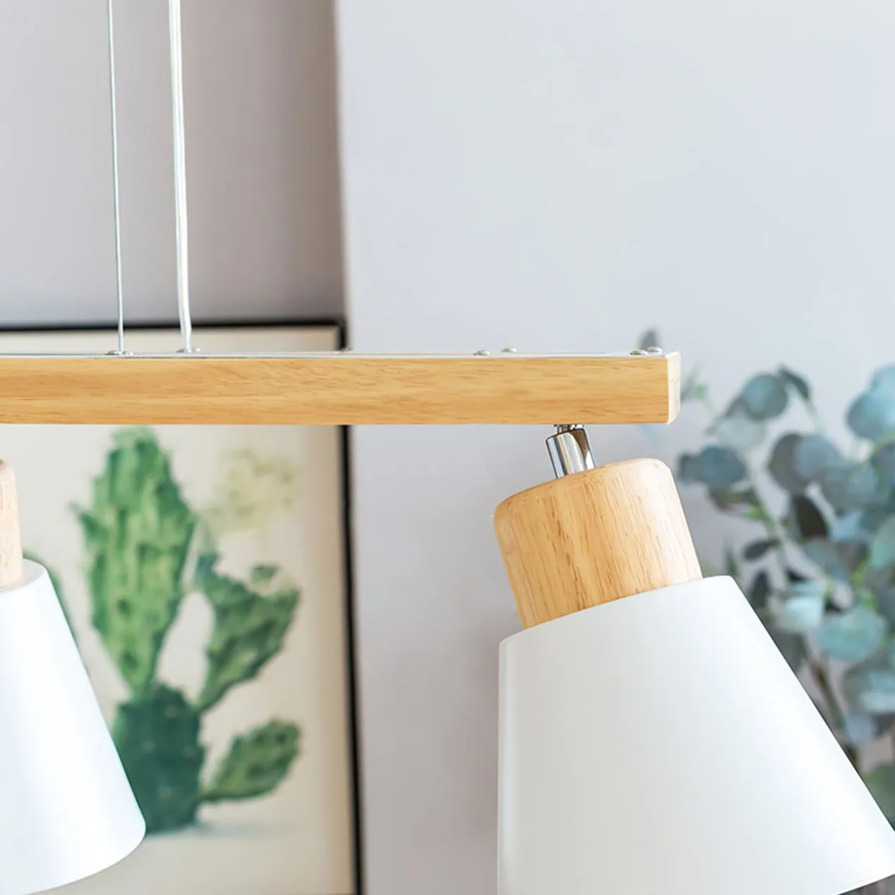 Cone Wood Chandelier KL1000