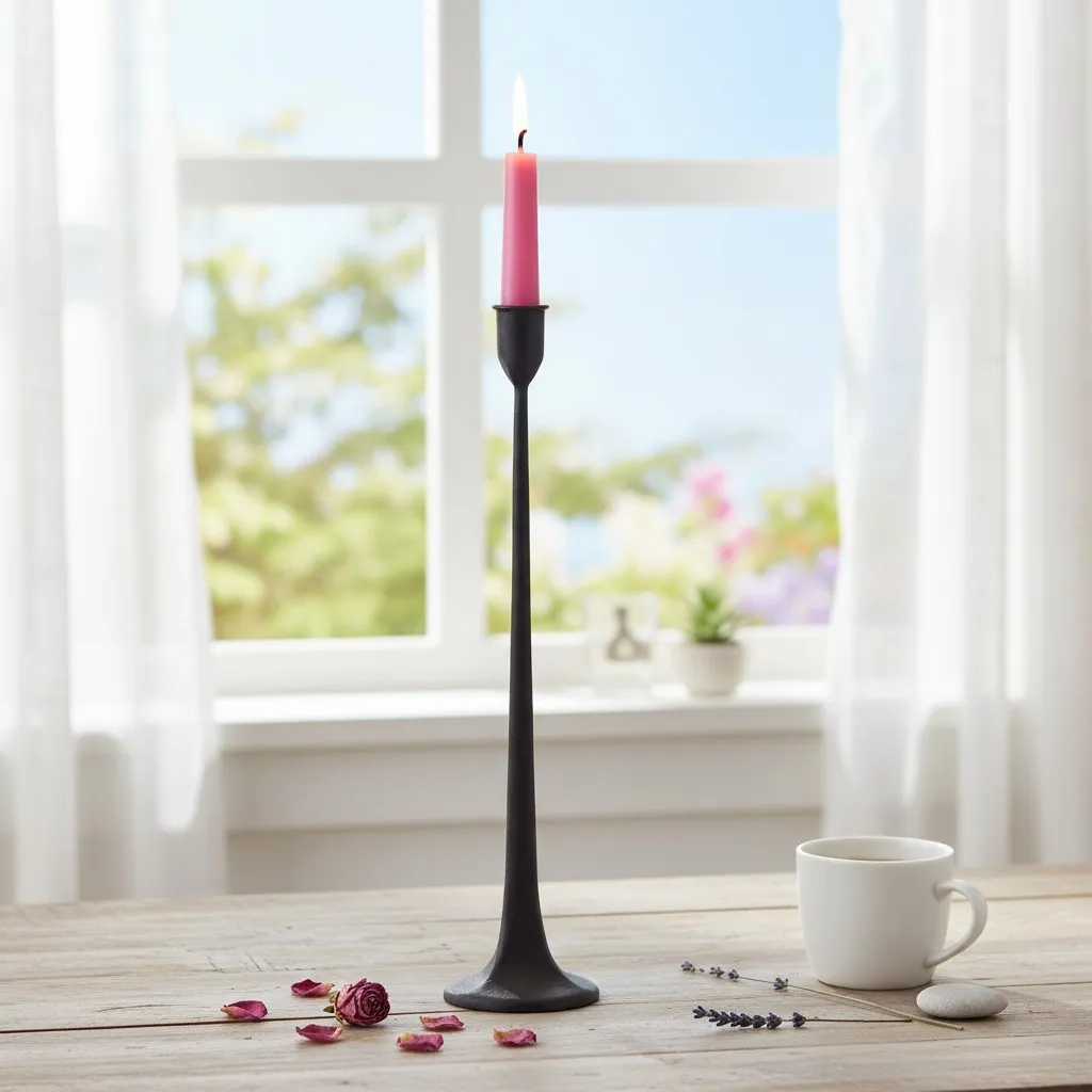 Tegna Modern Tall Candle Holders Elegant Slim Profile Design - Centerpiece And Interior Styling KL2349