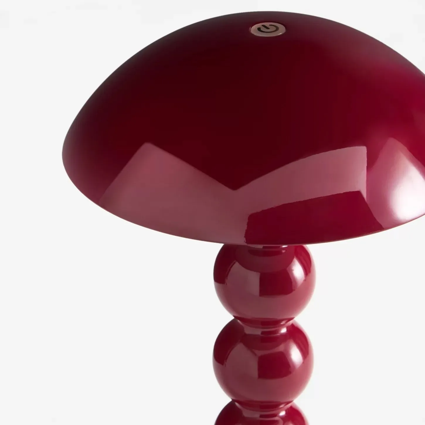 Modo LED Table Lamp - Orb-Stacked Base Mushroom Shade Perfect for Living Room or Bedroom KL1653