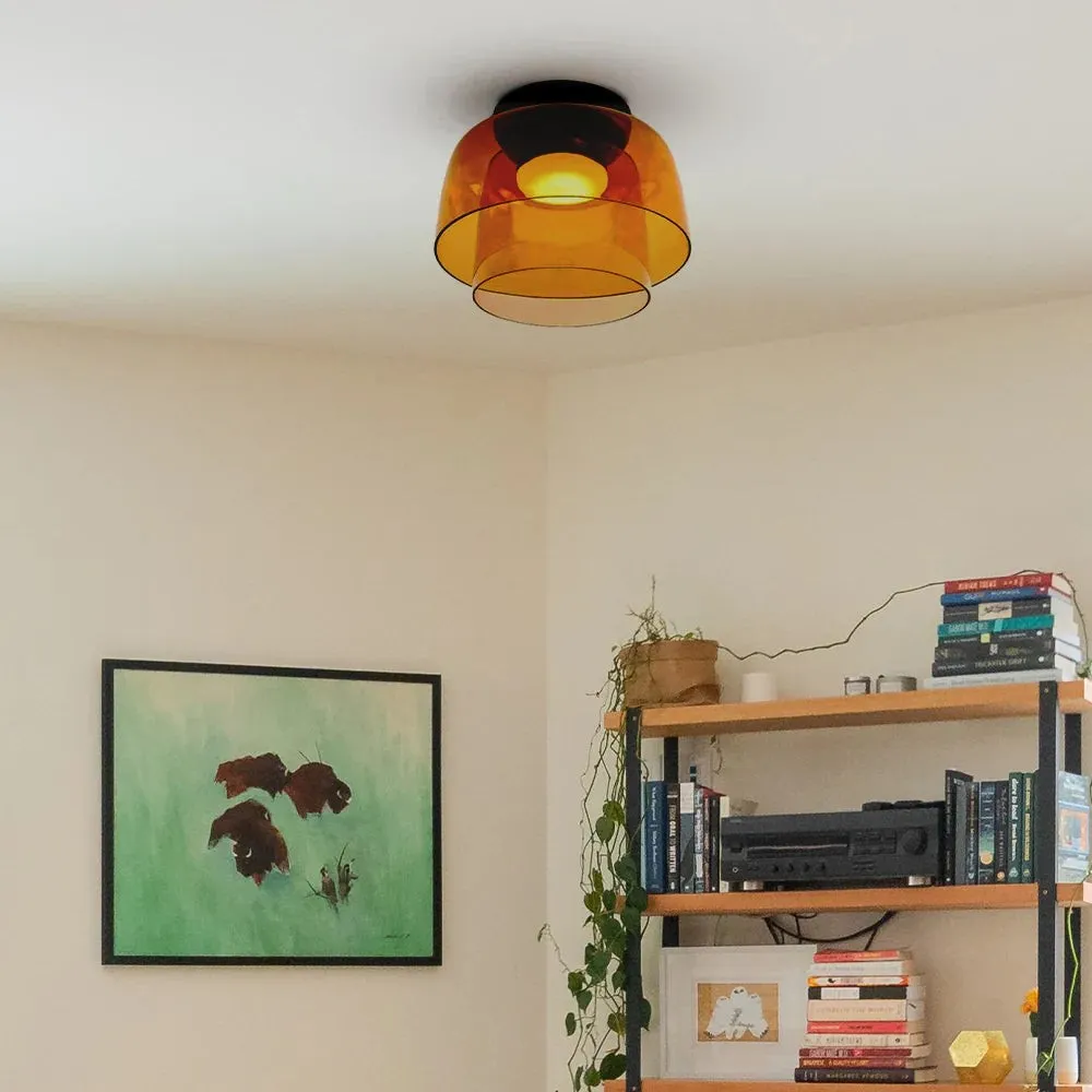 Celestial Morandi Layered Glass Ceiling Light - Scandinavian Ceiling Lamp For Living Room KL2146