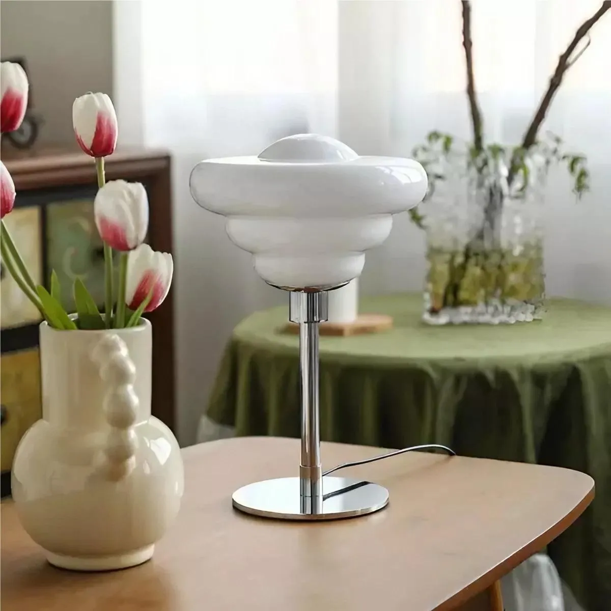 Nordic Minimalist Design Glass Table Lamp KL41
