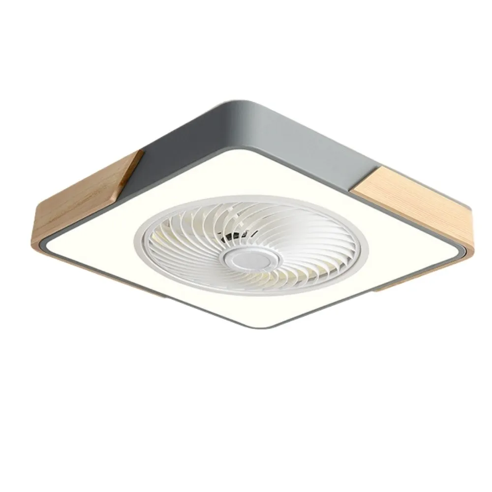 Scandinavian Style Wood Round Ceiling Fan Light KL932