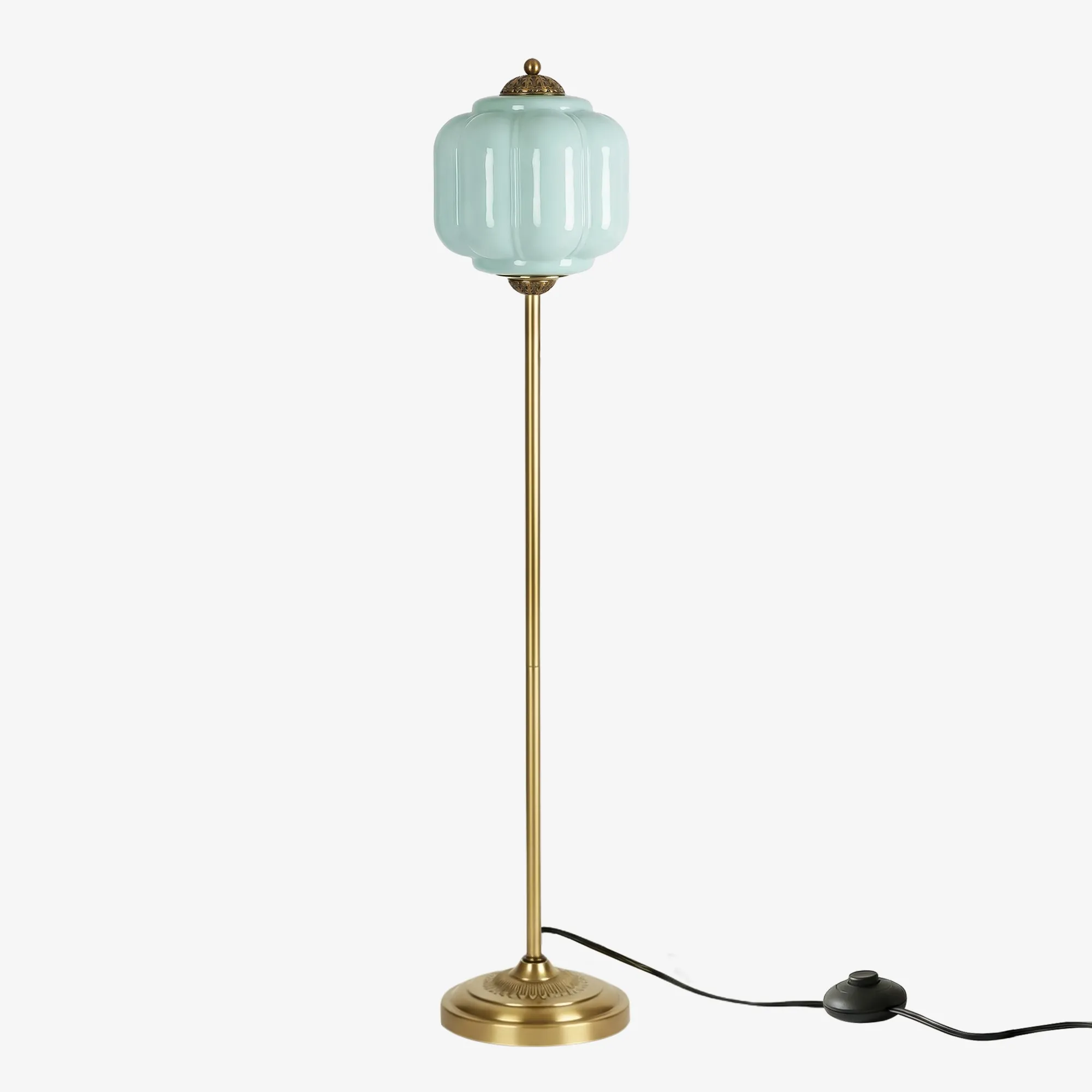 Eloise Artistic Textured Glass Floor Lamp - Elegant Lighting for Bedroom or Interior Space KL2330
