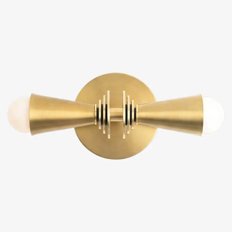 Pyralis Cone Art Deco Wall Light - Multi-Directional Sconce for Vanity or Wall KL1463