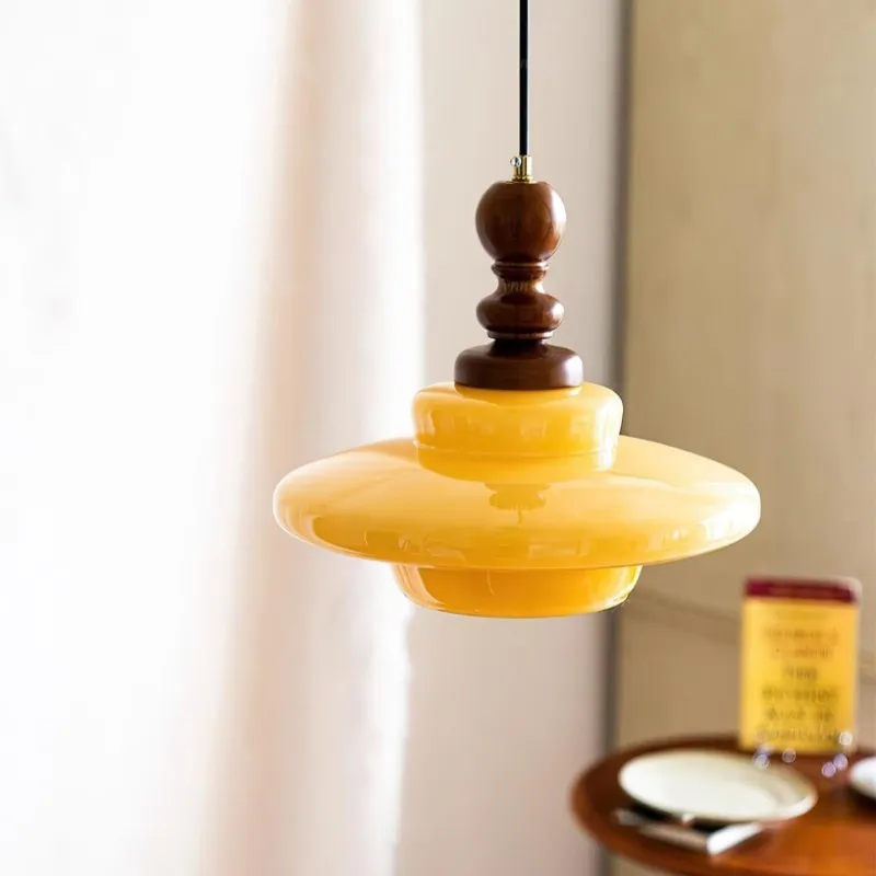 Medieval Cream Glass Pendant Lamp KL306