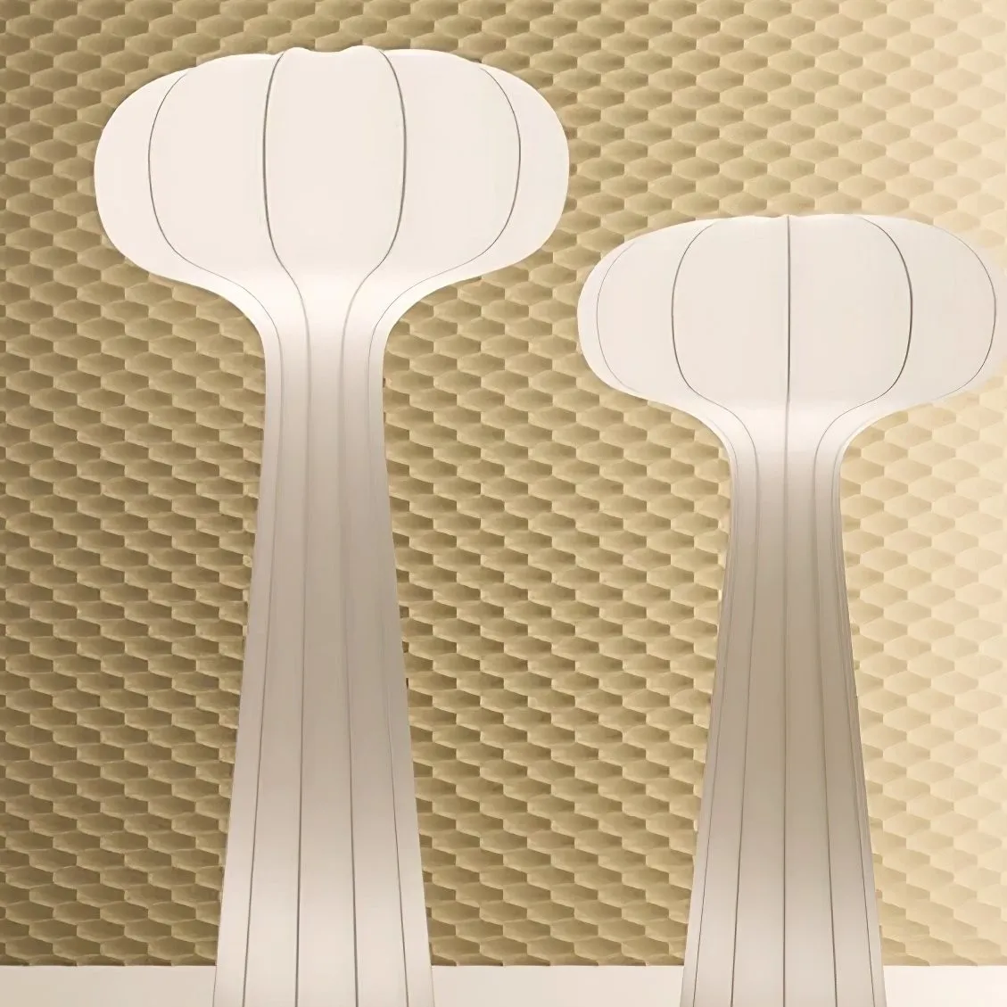 Classic Stripe Silk Floor Lamp KL662