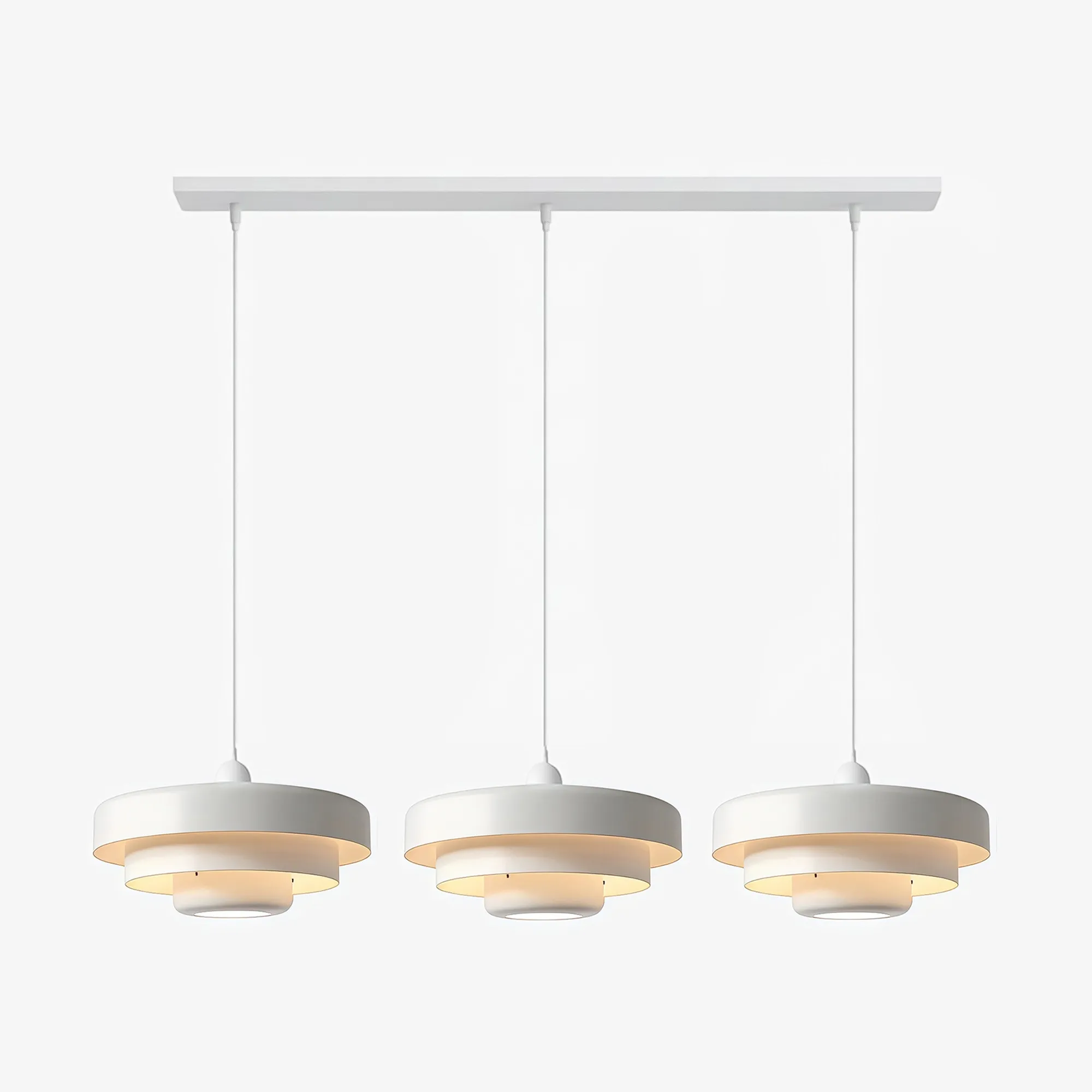 3 Tiers Bauhaus Nordic Macaron Pendant Light - Modern Pendant and Ceiling Light for Living Room KL30