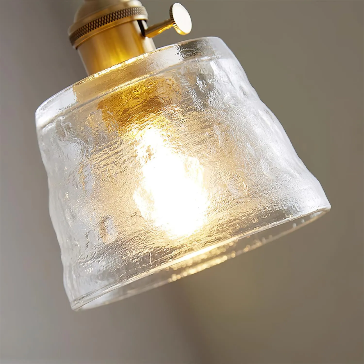 Retro Small Cup Glass Pendant Lamp KL292
