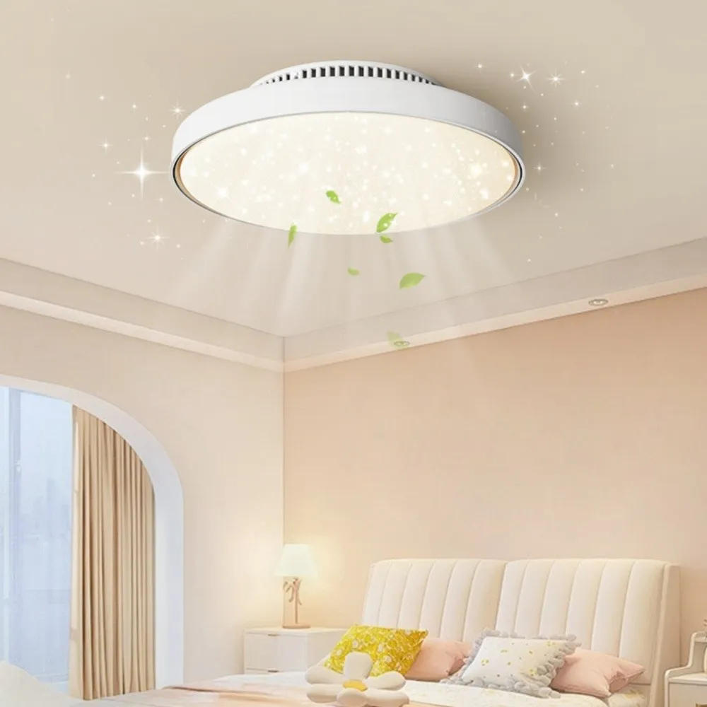 Silent Bladeless LED Ceiling Fan Light with Remote Control KL933