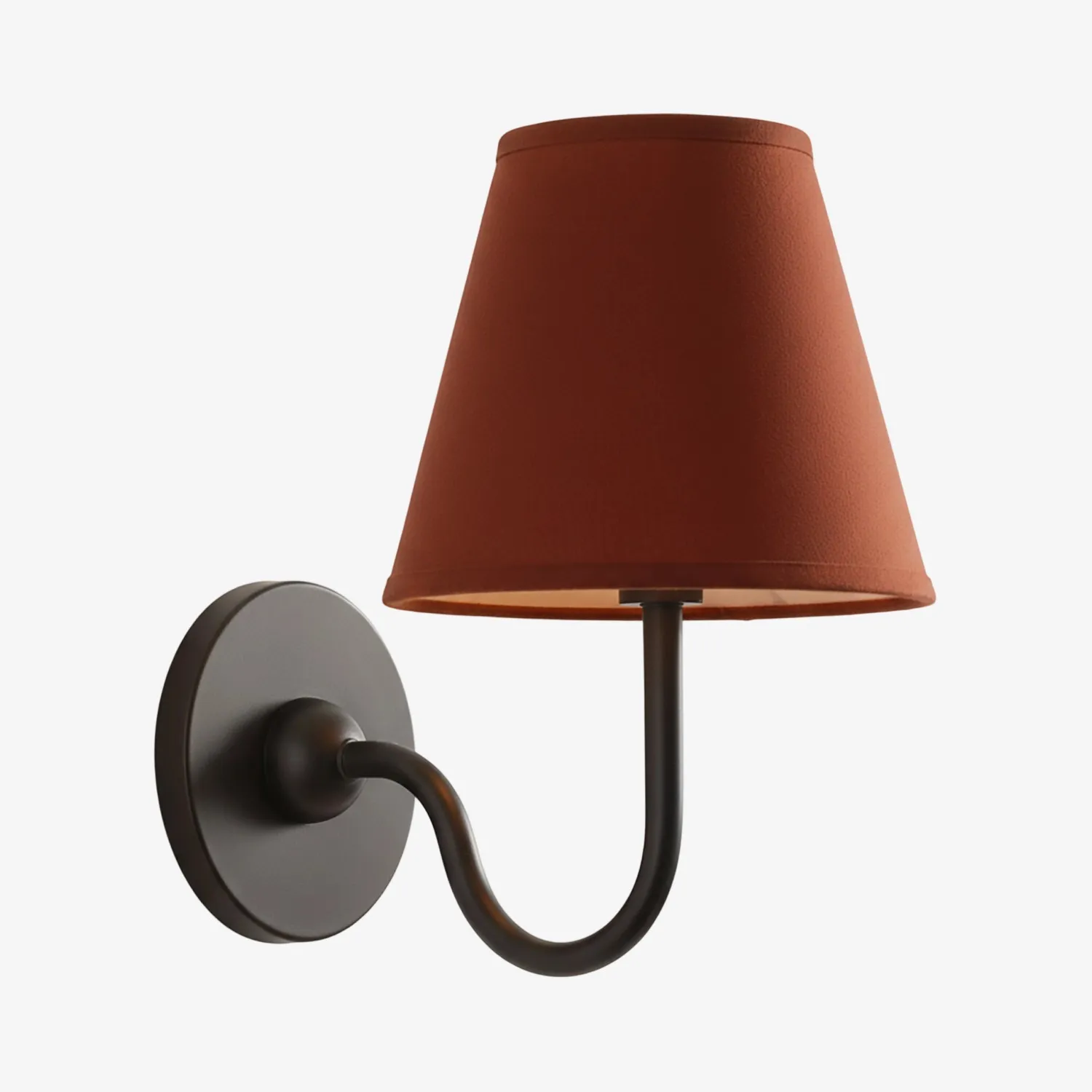 Luvora Vintage Pleated Shade Wall Lamp - Refined Linen Sconce For Bathroom or Corridor KL1272