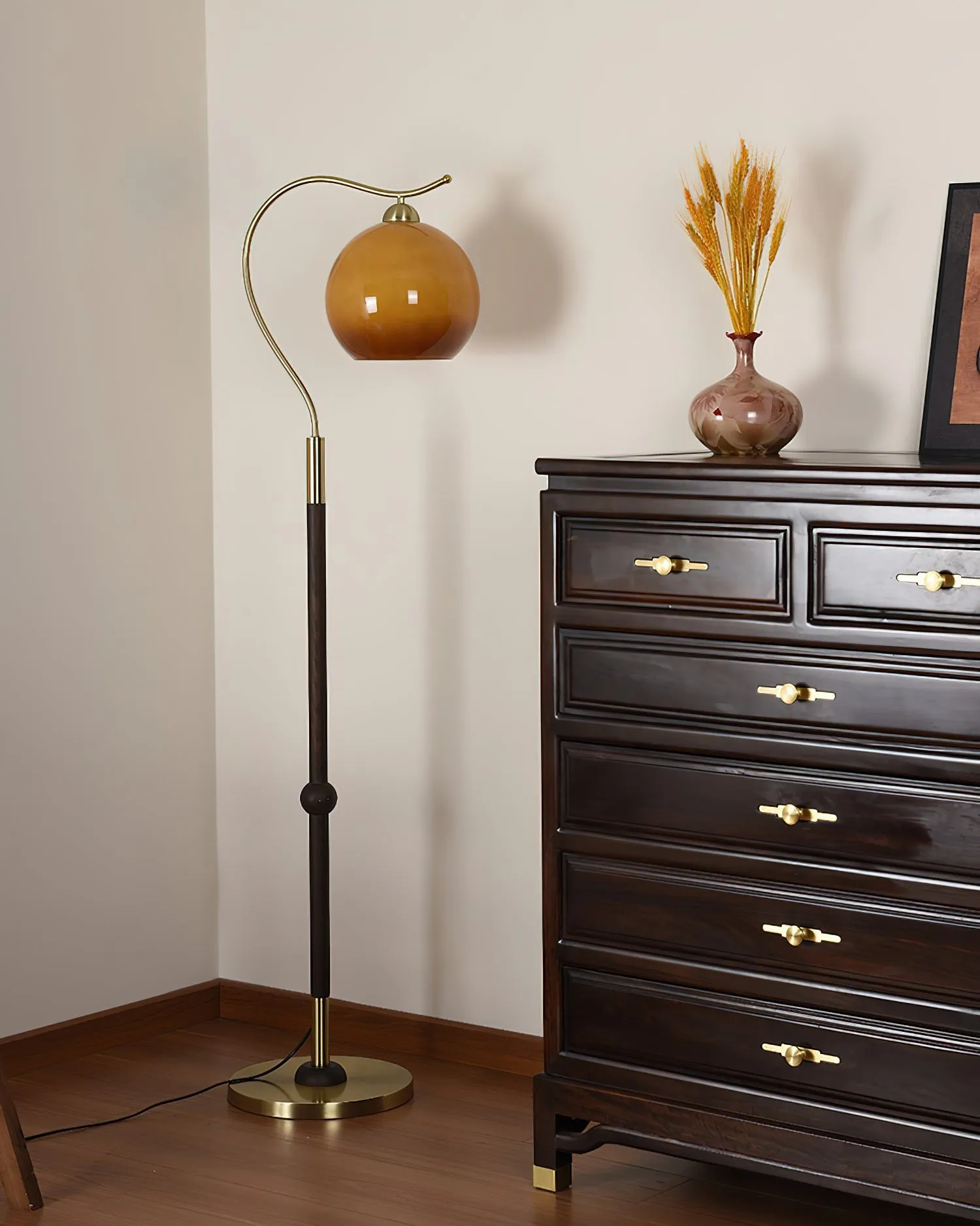 Retro Mushroom Fishing Floor Lamp KL347