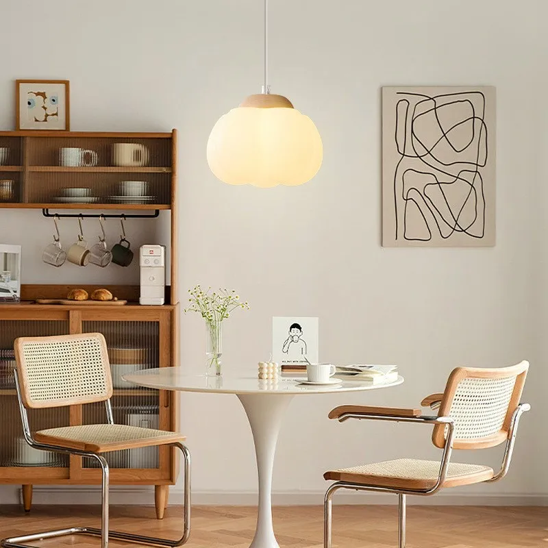 Art Deco Bauhaus Design Wooden Pendant Lamp KLO6