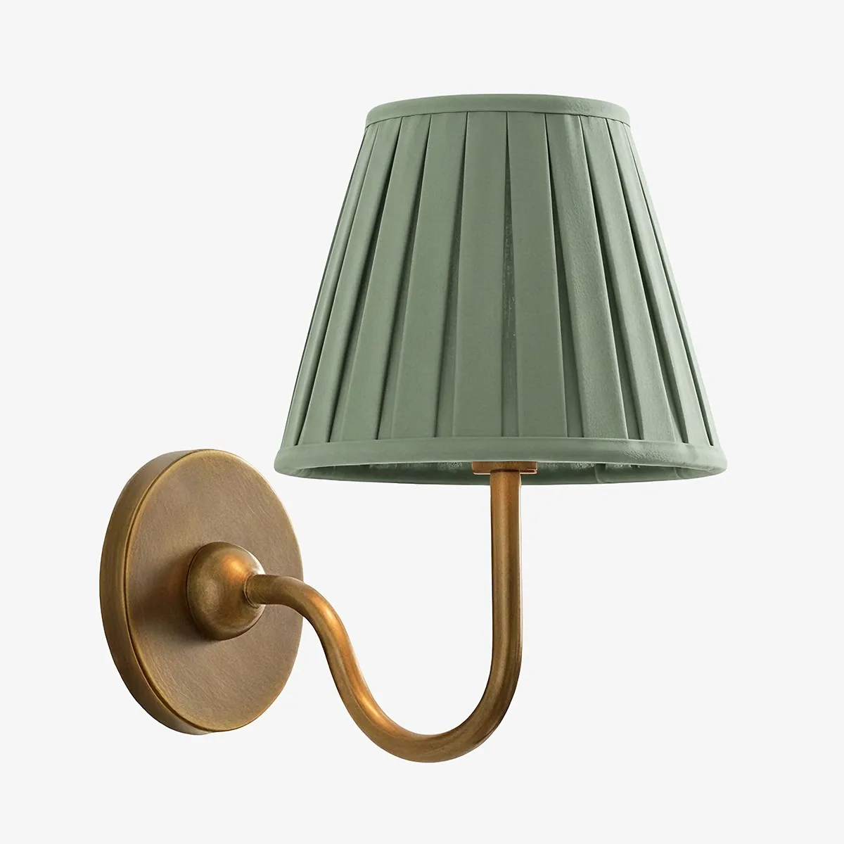 Luvora Vintage Pleated Shade Wall Lamp - Refined Linen Sconce For Bathroom or Corridor KL1272