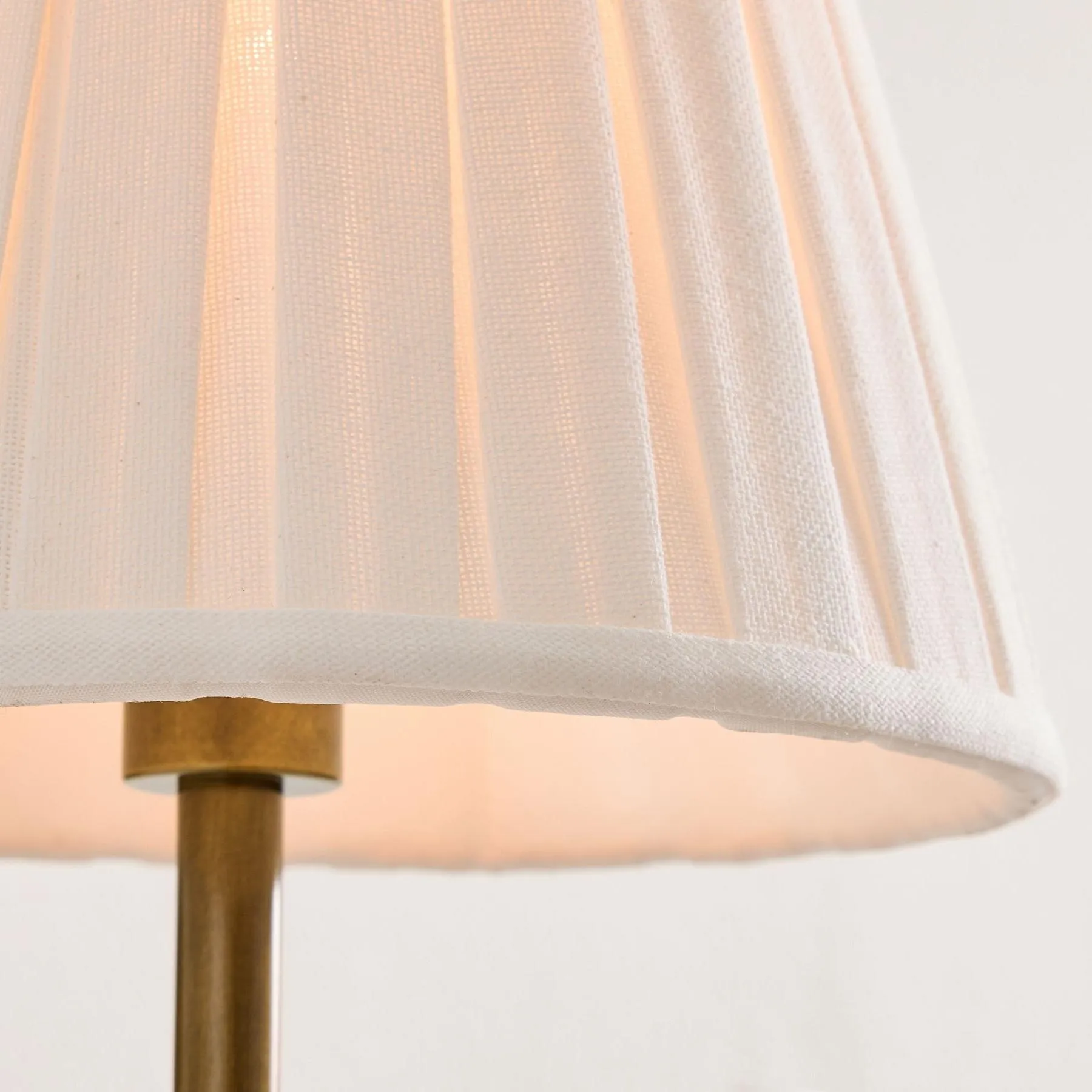 Luvora Vintage Pleated Shade Wall Lamp - Refined Linen Sconce For Bathroom or Corridor KL1272