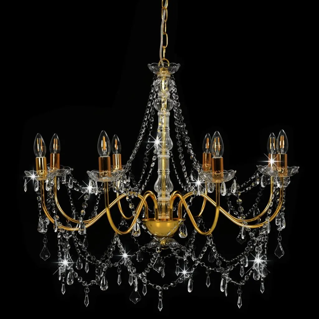 Vintage Beaded Chandelier
