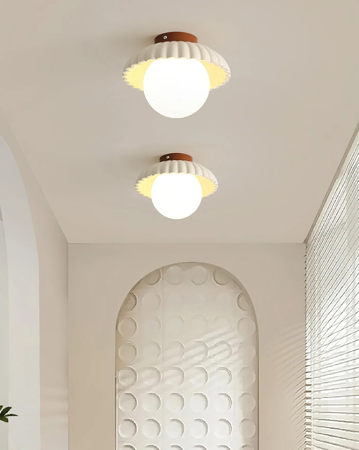 Alien Flower Ceiling Light - Modern Design Ceiling Lamp for Bedroom and Bathroom KL214