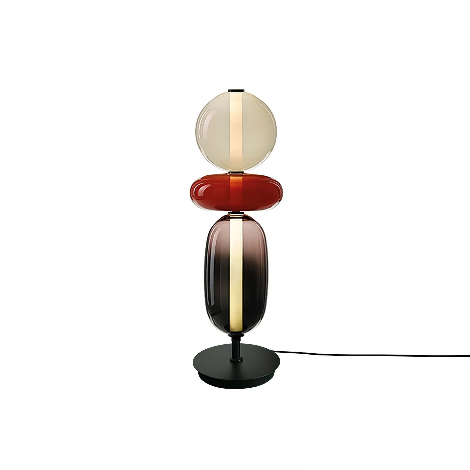 Nordic Minimalist Creative Luxury Gourd Glass Table Lamp KL278