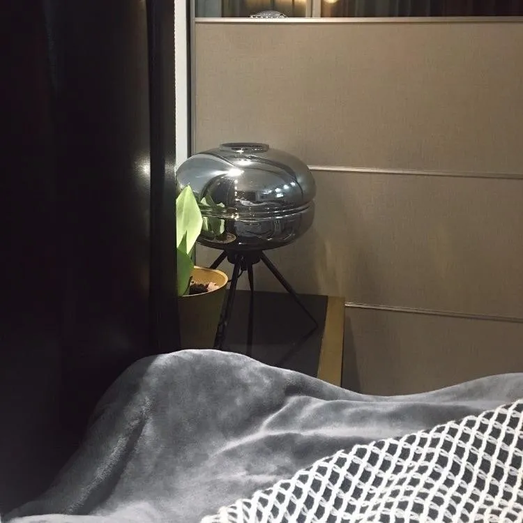 Lacquered Glass Table Lamp