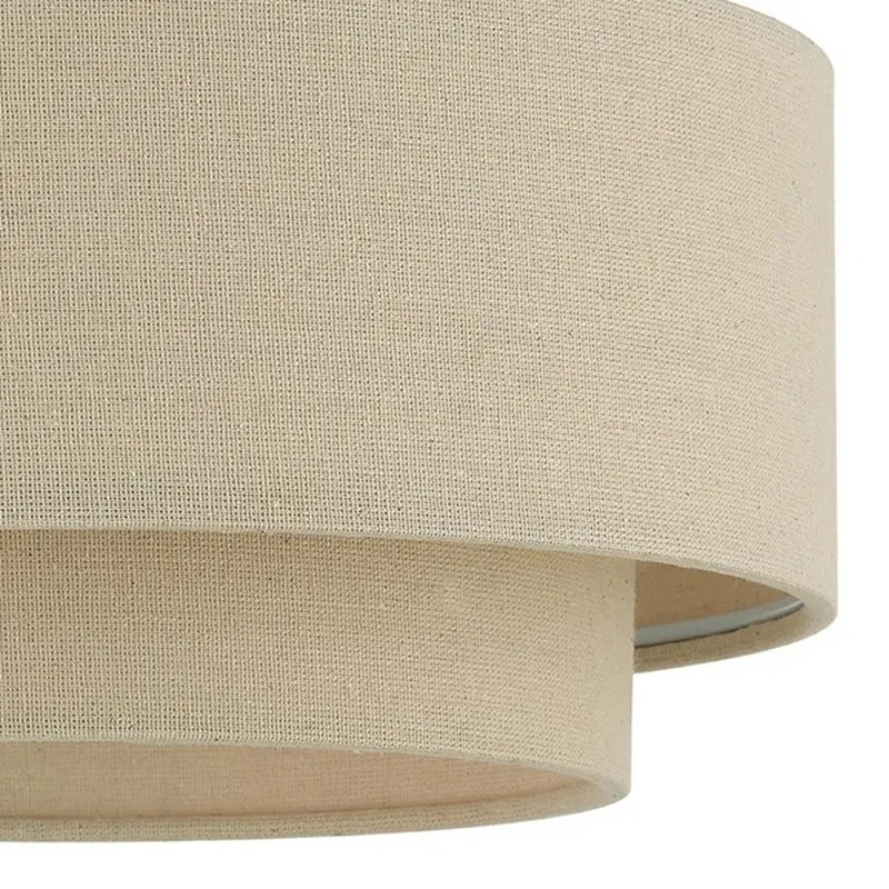 Lumeris Fabric Layered Drum Ceiling Lamp - Modern Indoor Lighting for Home Spaces KL2353
