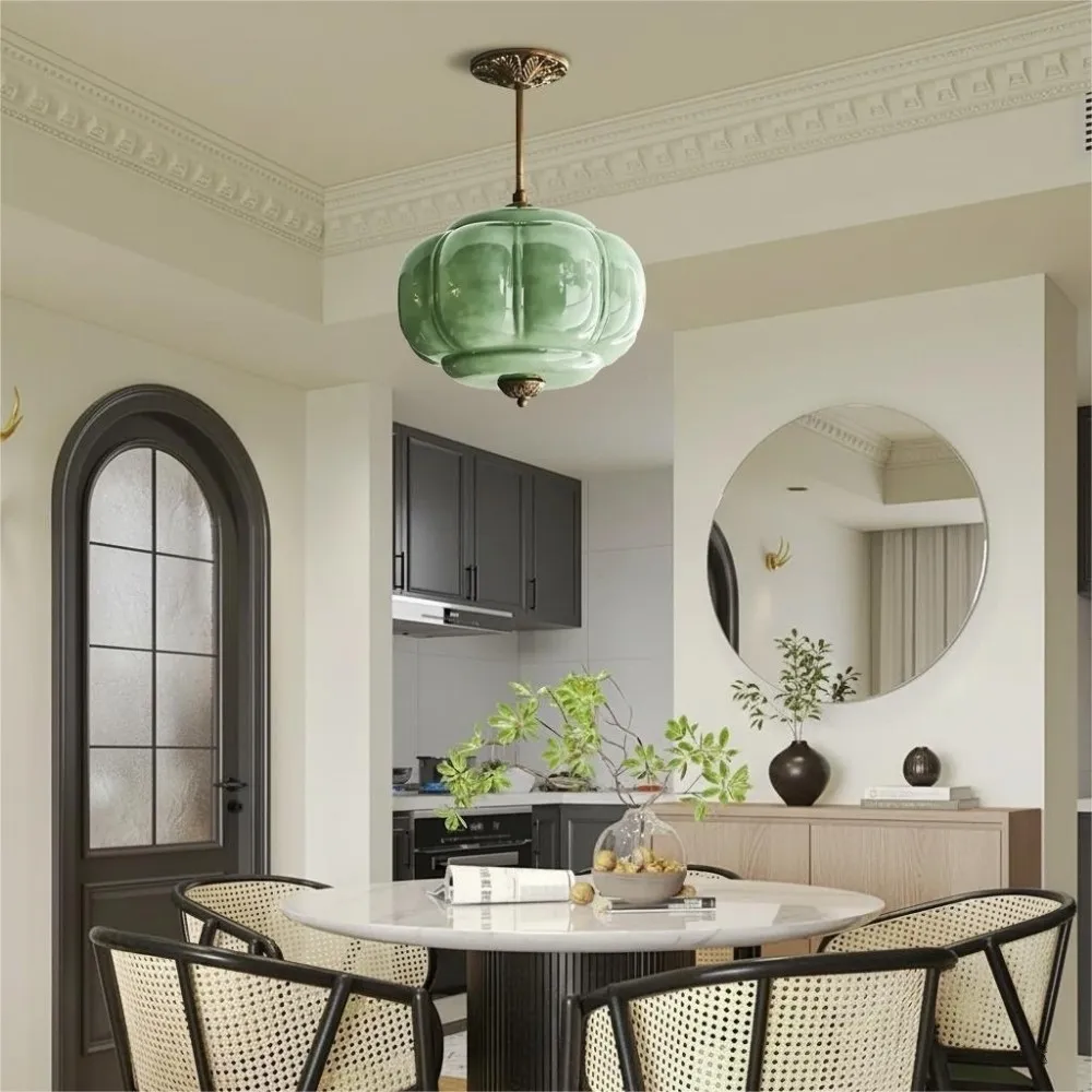Retro Glass Eloise Pendant Light For Kitchen Island KL801