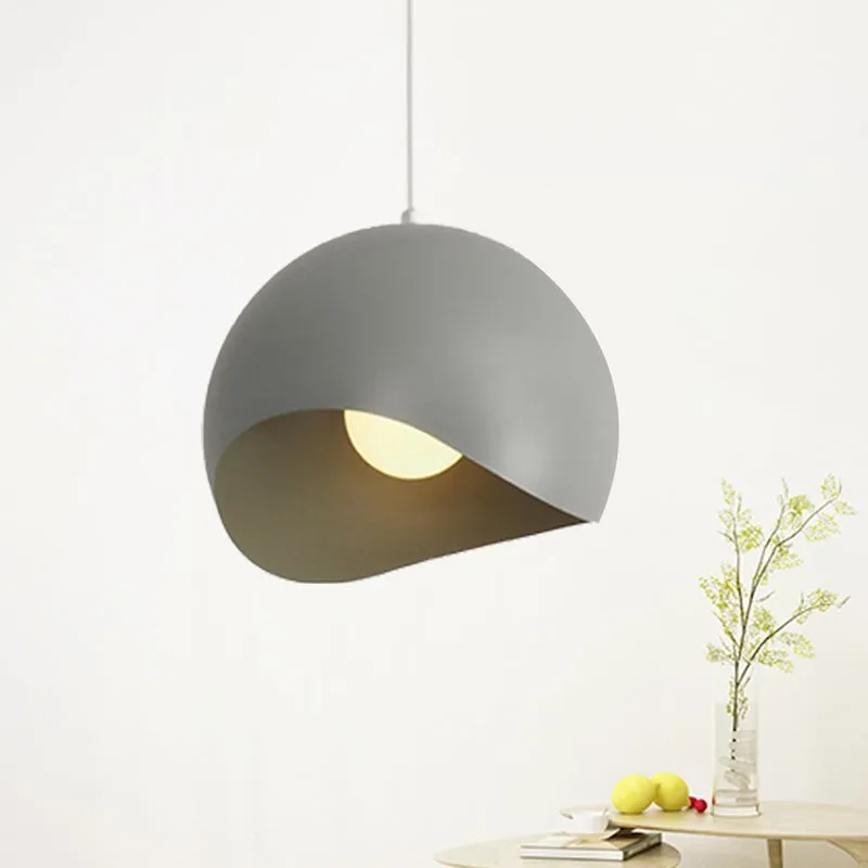 Scandinavian Macaron Eggshell Ball Pendant Light KL96