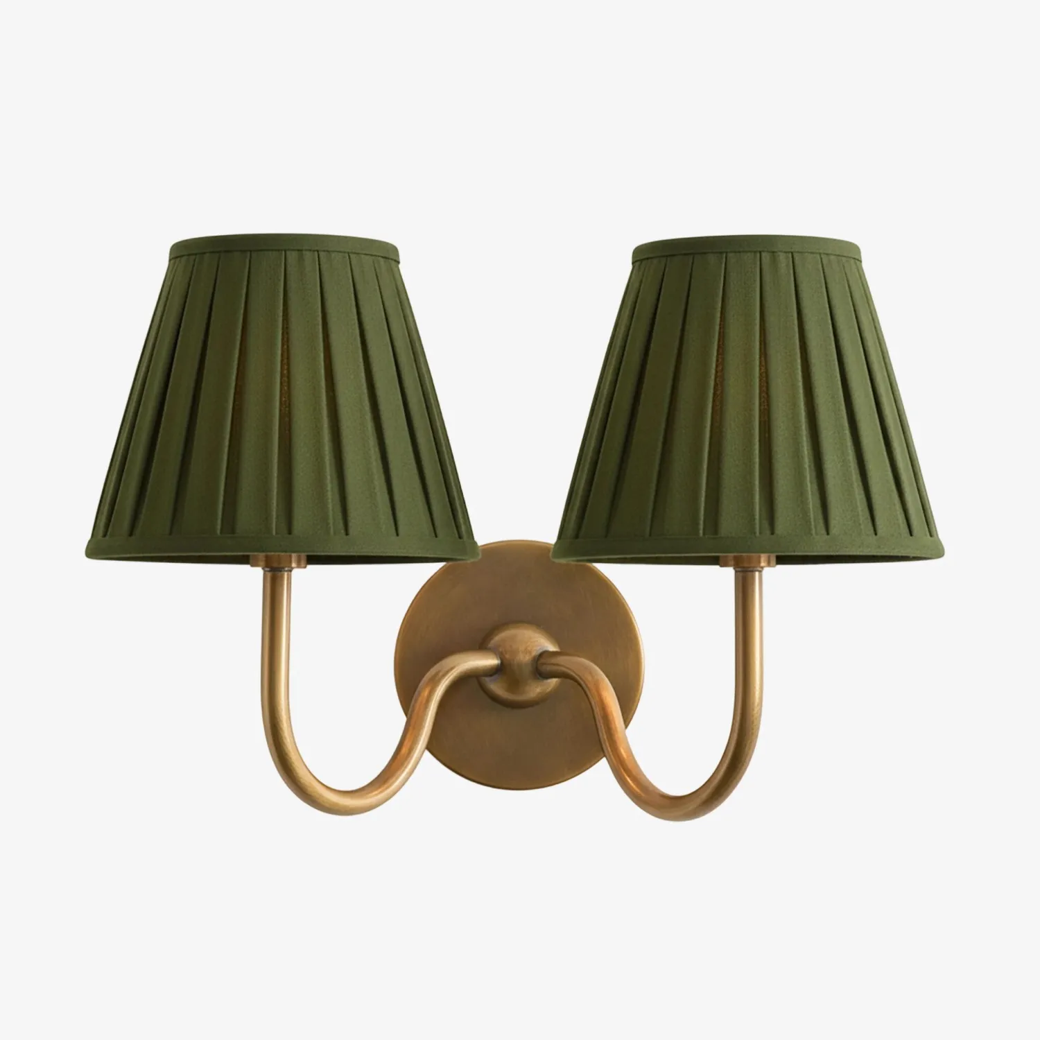 Luvora Vintage Pleated Shade Wall Lamp - Refined Linen Sconce For Bathroom or Corridor KL1272