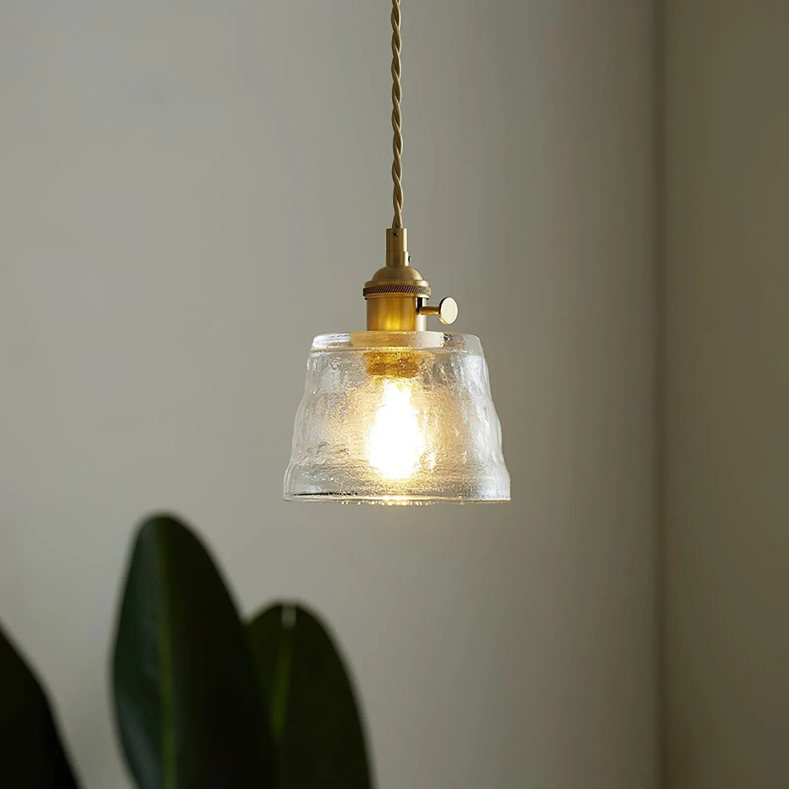 Retro Small Cup Glass Pendant Lamp KL292