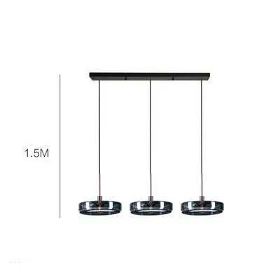Dark Blue Glass Pendant Lamp