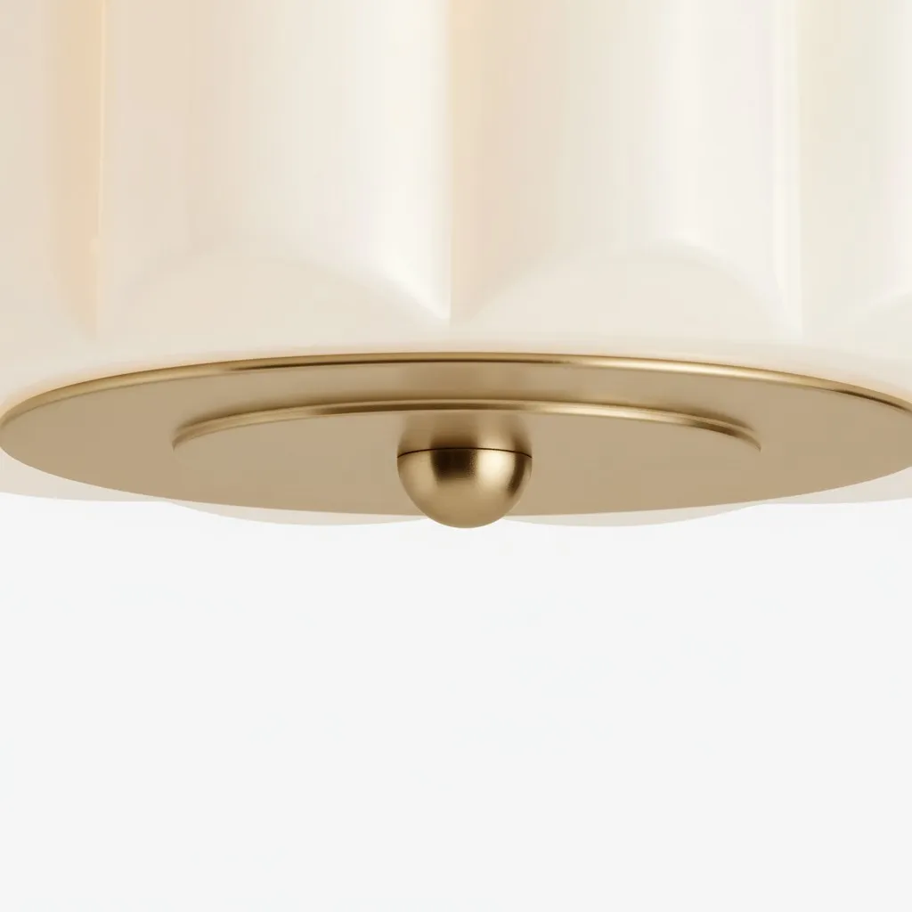 Enoravelo Textured Glass Ceiling Light - Cozy Home Lighting for Indoor Spaces KL2207