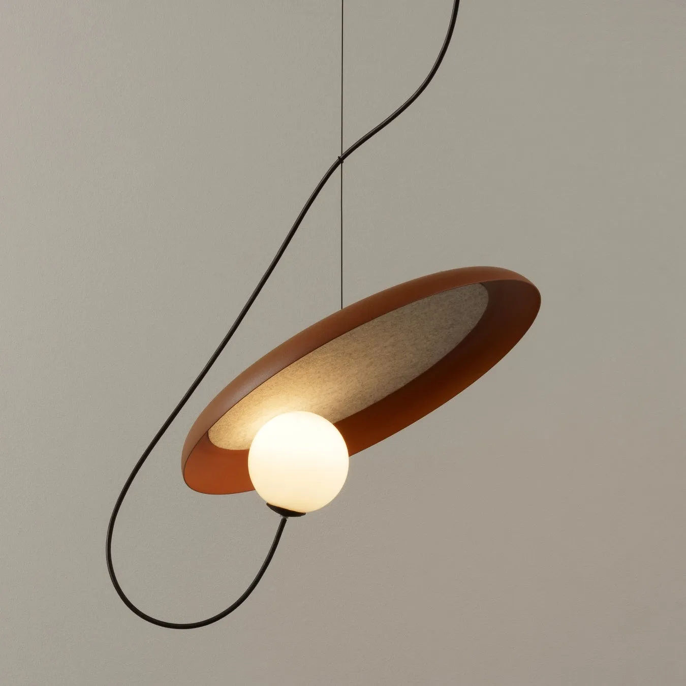 Acoustic Disc Pendant Lamp D448