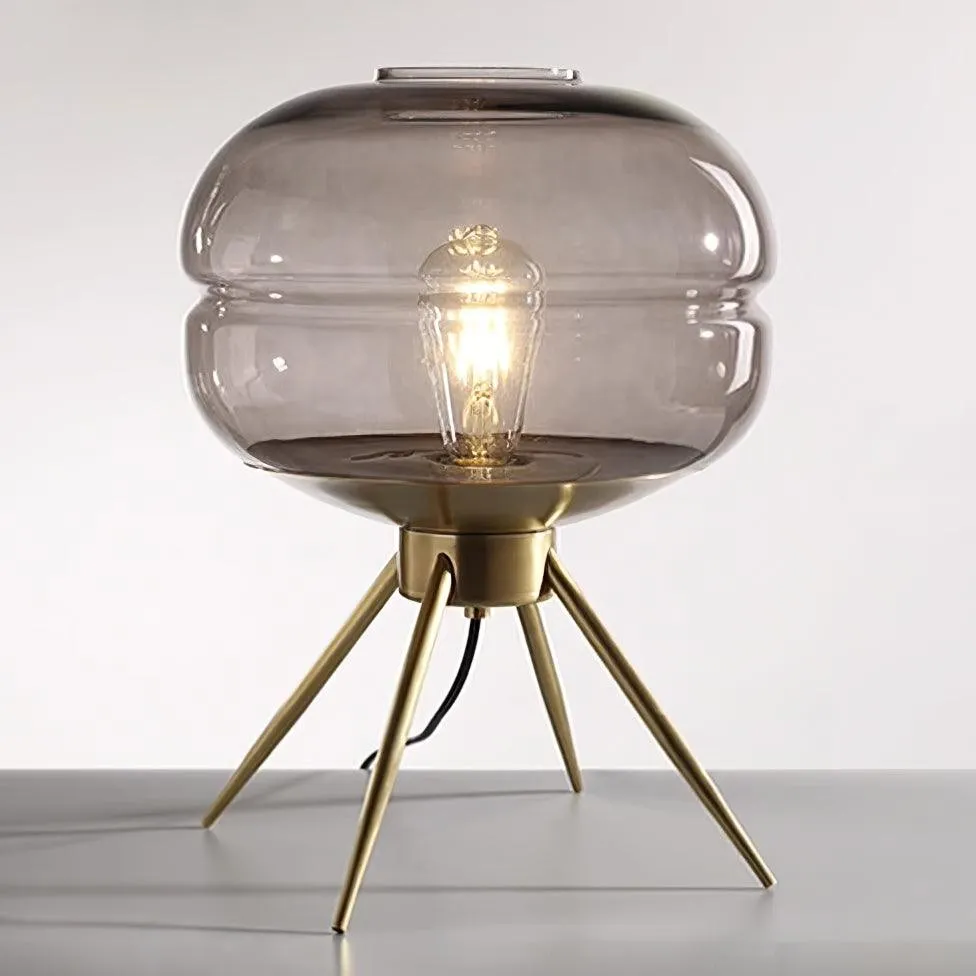 Luxury Personality Colored Glass Cover Tall Table Lamp KL499