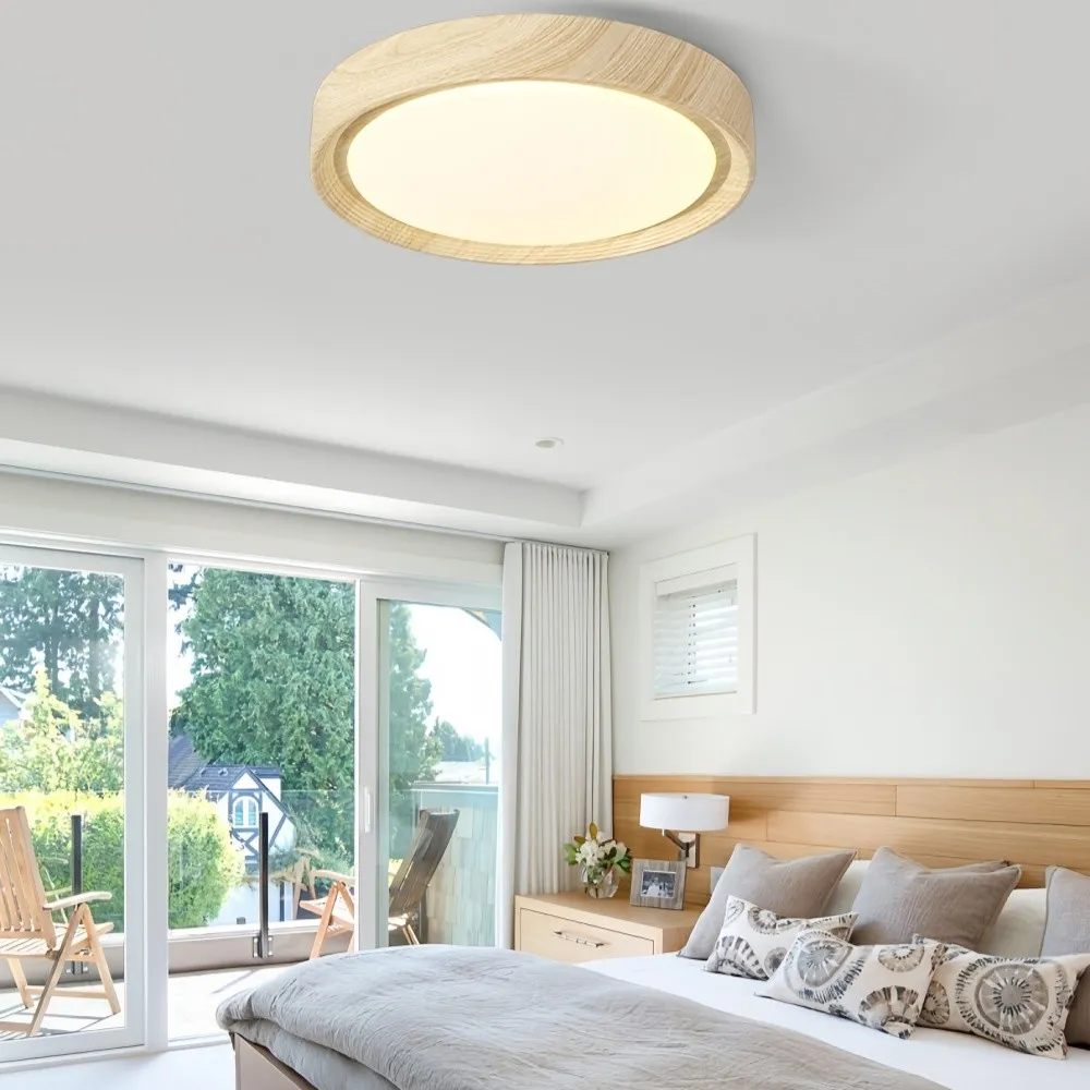 Vintage Scandinavian Round Energy LED Ceiling Lamp KL169