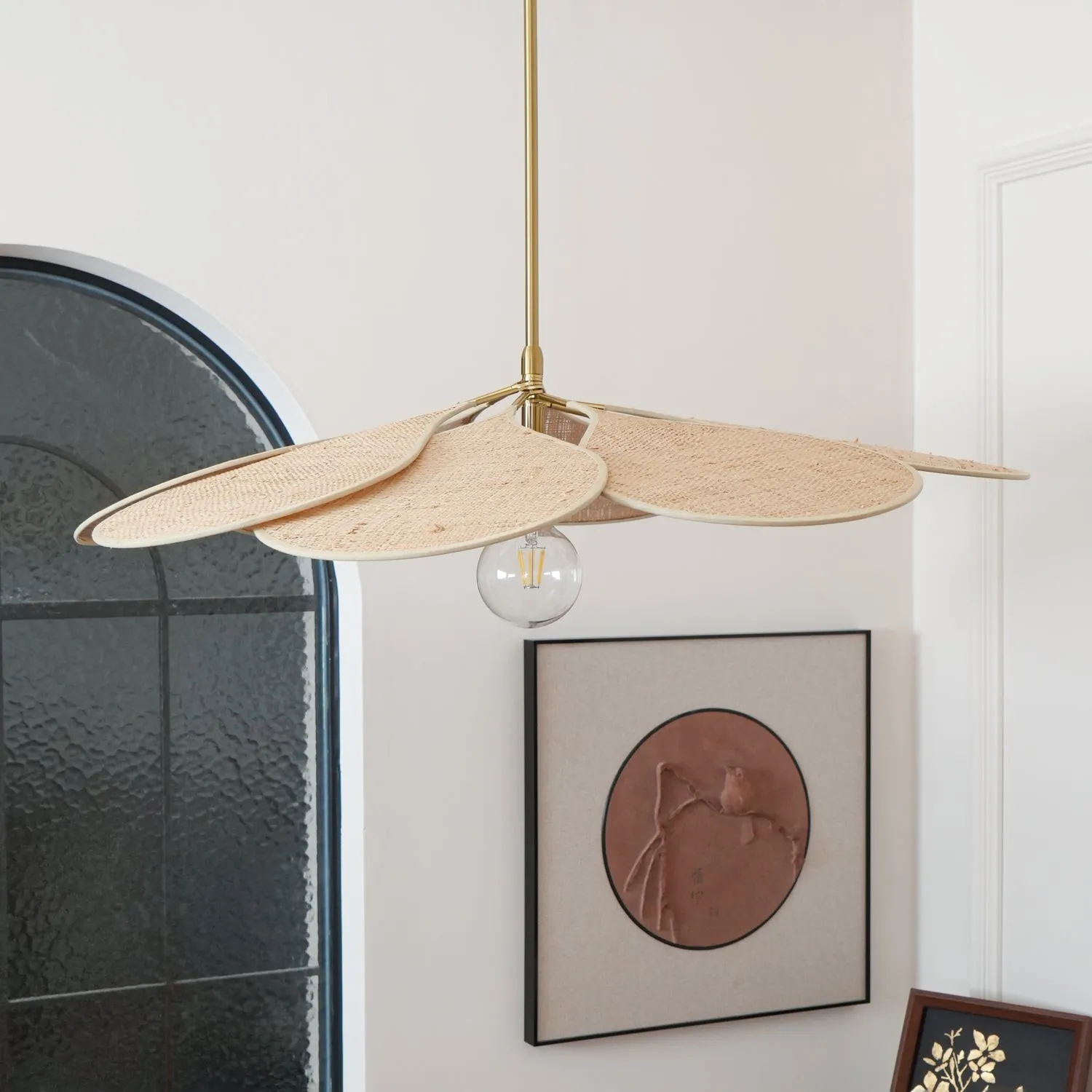 Petals Bloom Rattan Pendant Lamp KL574
