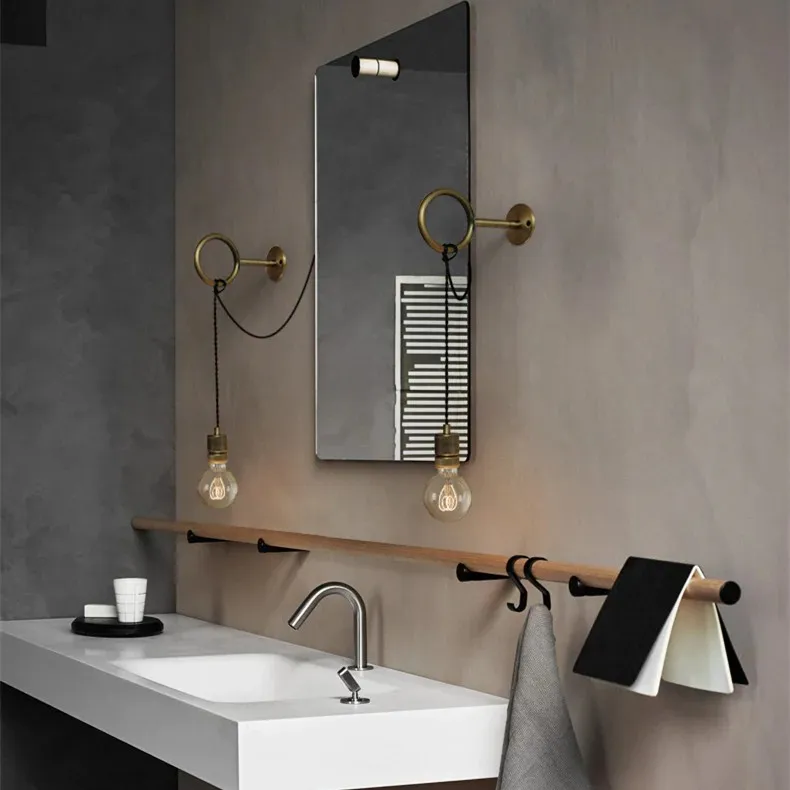 Loop Minimalist Wall Light With Wall Socket