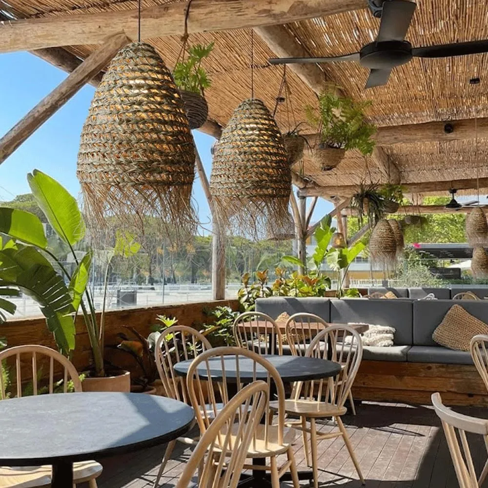 Farmhouse Creative Rattan Woven Pendant Lamp KL200