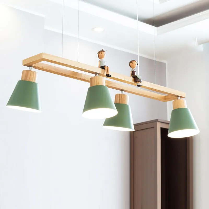 Cone Wood Chandelier KL1000