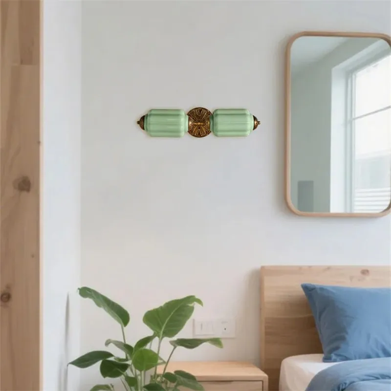 Eloise Pumkin Glass Vanity Sconce KL856