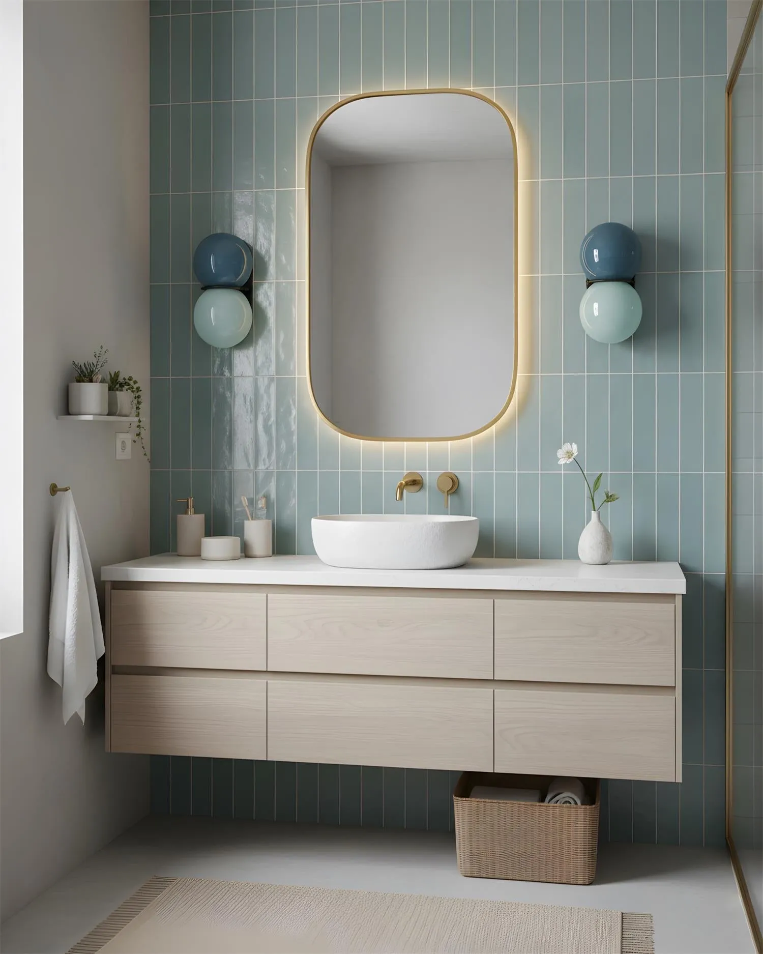 Twinwave Wall Lamp D287